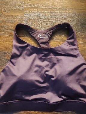 Deep Plum Racerback Sports Bra - AE Offline L